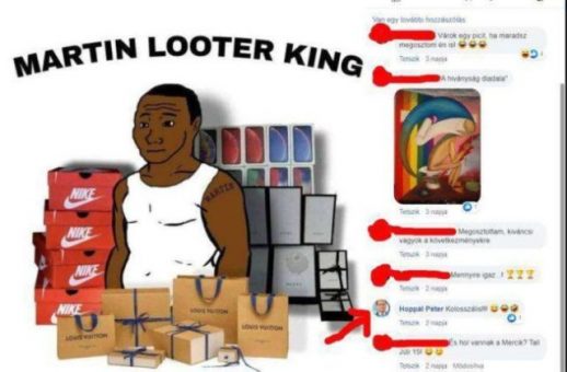 Bayer Zsolt kibaszott négerei után Hoppál Péter fosztogató négereknek tapsol