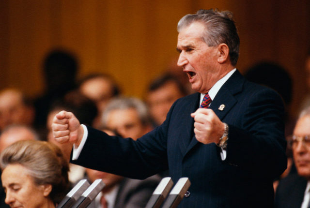 Ceausescu diktátor Románia