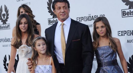 Így néz ki a három, már felnőtt lánya a ma 76 éves Sylvester Stallonénak