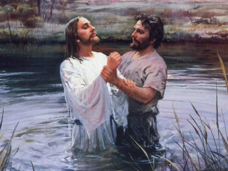 János megkereszteli Jézust