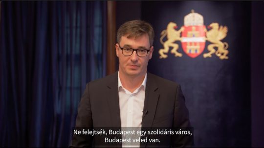 Karácsony Gergely: Budapest szolidáris város - rendkívüli rezsitámogatás!