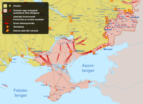 Mariupol Az egyik kerületét mostanra szó szerint eltörölték a föld színéről és ez vár az egész városra Ukrajna Térkép