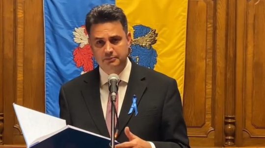 Márki-Zay Péter: Rendkívüli sajtótájékoztató az ukrán-orosz háborúra reakció