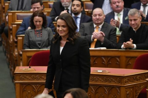 Megválasztották Novák Katalint köztársasági elnöknek
