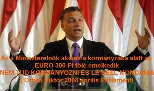 Miniszterelnök úr, 400 forint fölött az euró!