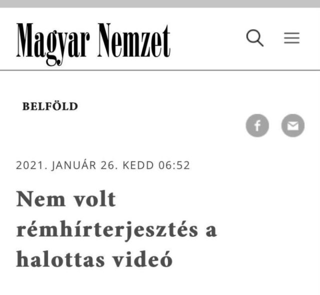 Nem volt rémhírterjesztés halottas koporsók egymáson Hadházy Ákos