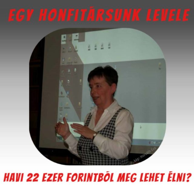 Szívszorító levelet kaptam egy honfitársunktól, aki évek óta reménytelen anyagi helyzetben van! Hadházy Ákos