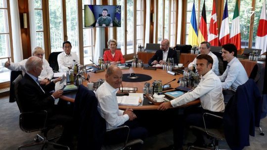 Ukrajna háború: a G7 ígéretet tesz arra, hogy Ukrajnával marad a végéig
