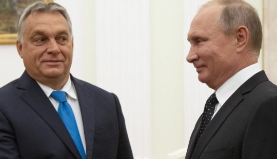 medve és a Róka putyin és Orbán