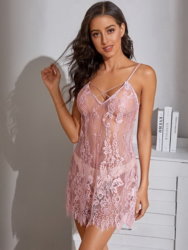 szexis fehérneműk, női selyem fehérneműk, női-hálóing-116