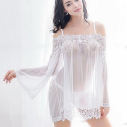 szexis fehérneműk, női selyem fehérneműk, női-hálóing-166